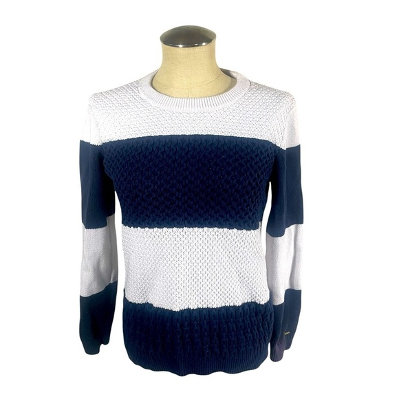 Tommy Hilfiger Crewneck Cable Knit Sweater Size Medium - Picture 1 of 5